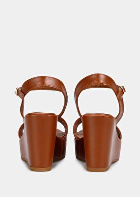 Provoq Taba Kadın Topuklu Sandalet