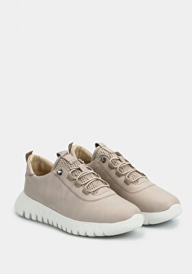 Eclipse Bej Deri Kadın Ayakkabı