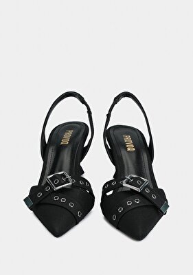 Provoq Siyah Kadın Ayakkabı