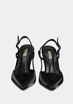 Provoq Siyah Kadın Ayakkabı