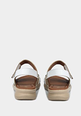 Eclipse Beyaz Kadın Konfor Sandalet