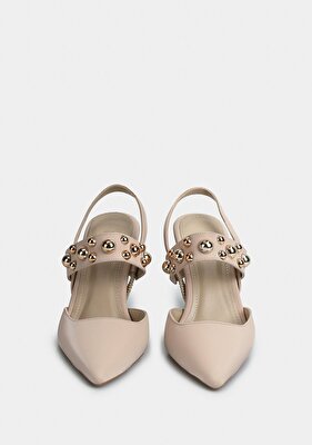 Provoq Bej Kadın Ayakkabı