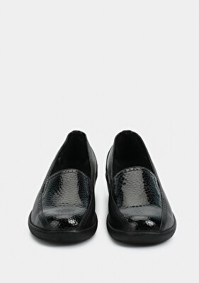 Eclipse Siyah Deri Kadın Ayakkabı