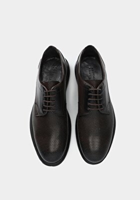 Provoq Kahve Deri Erkek Ayakkabı