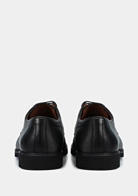 Provoq Siyah Deri Erkek Ayakkabı