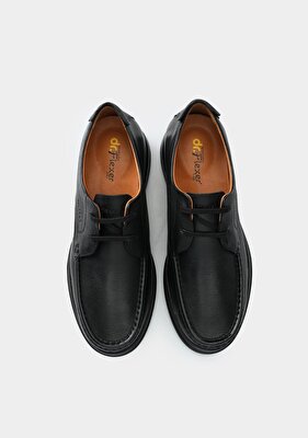 Dr.flexer Siyah Deri Erkek Ayakkabı