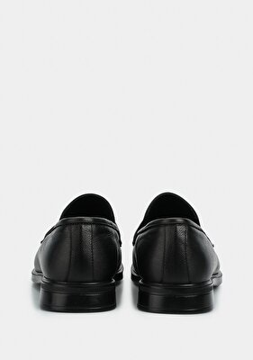 Provoq Siyah Deri Erkek Ayakkabı