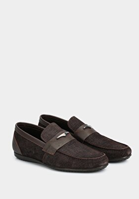 Provoq Kahve Deri Erkek Ayakkabı