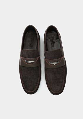 Provoq Kahve Deri Erkek Ayakkabı