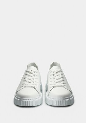 Provoq Beyaz Deri Erkek Sneaker