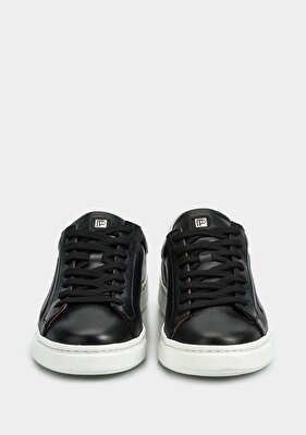 Provoq Siyah Deri Erkek Sneaker
