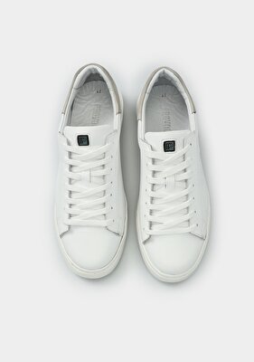 Provoq Beyaz Deri Erkek Sneaker