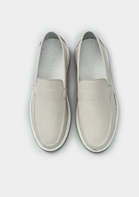 Eclipse Bej Deri Erkek Ayakkabı