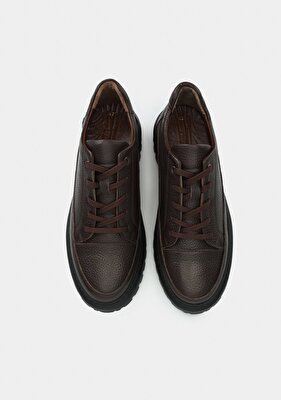 Provoq Kahve Deri Erkek Ayakkabı