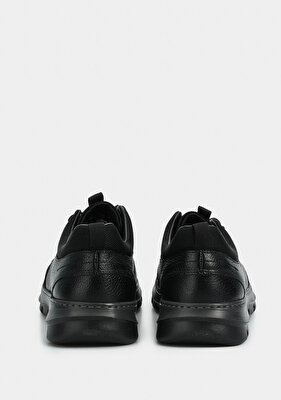 Eclipse Siyah Deri Erkek Sneaker