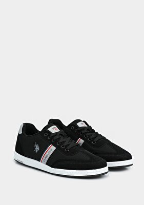 U.S. Polo Assn. Kares Siyah Erkek Sneaker