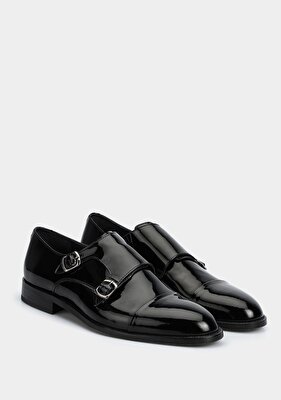 Provoq Siyah Deri Erkek Ayakkabı