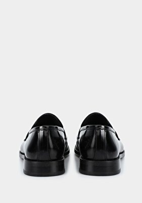 Provoq Siyah Deri Erkek Ayakkabı