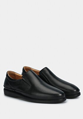 Eclipse Siyah Deri Erkek Ayakkabı