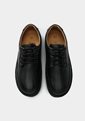 Eclipse Siyah Deri Erkek Ayakkabı