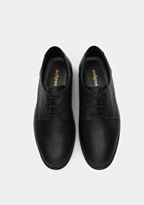 Eclipse Siyah Deri Erkek Ayakkabı