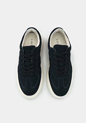 LUFIAN JAQUES Lacivert Deri Erkek Sneaker
