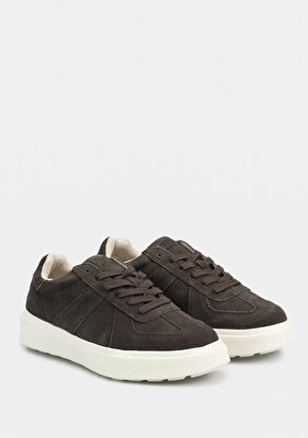 LUFIAN JAQUES Kahve Deri Erkek Sneaker