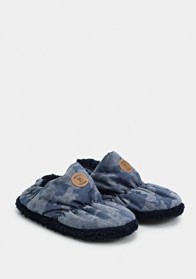 PELUCHE Lacivert Erkek Ev Terliği