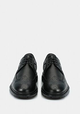 Eclipse Siyah Deri Erkek Ayakkabı