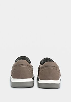 Provoq Gri Deri Erkek Ayakkabı