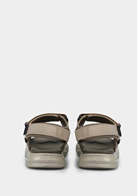 Bulldozer Bej Erkek Düz Sandalet