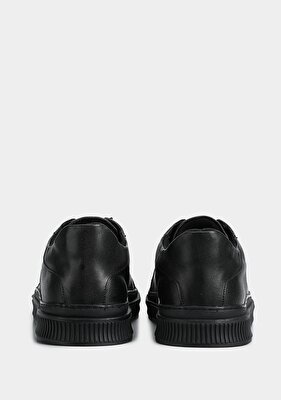 Provoq Siyah Deri Erkek Ayakkabı