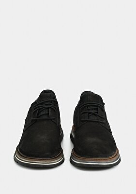 Provoq Siyah Deri Erkek Ayakkabı