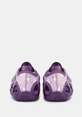 Kiddo Lila Kız Çocuk Düz Sandalet