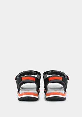 Lumberjack Taboo Siyah Erkek Çocuk Düz Sandalet