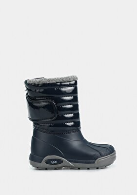 Igor Lacivert Kız Çocuk Kar Botu