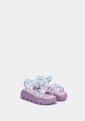 Kiddo Lila Kız Çocuk Düz Sandalet