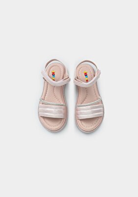 Kiddo Pudra Kız Çocuk Düz Sandalet
