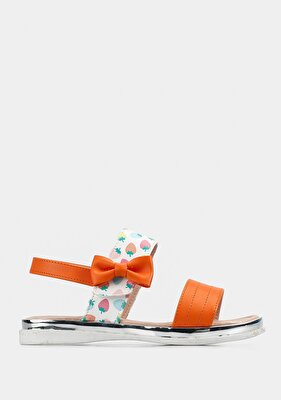 Kiddo Turuncu Kız Çocuk Düz Sandalet