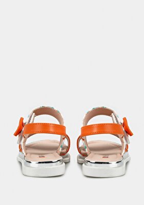Kiddo Turuncu Kız Çocuk Düz Sandalet