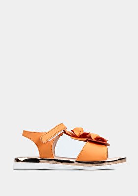 Kiddo Turuncu Kız Çocuk Düz Sandalet