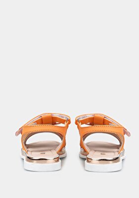 Kiddo Turuncu Kız Çocuk Düz Sandalet