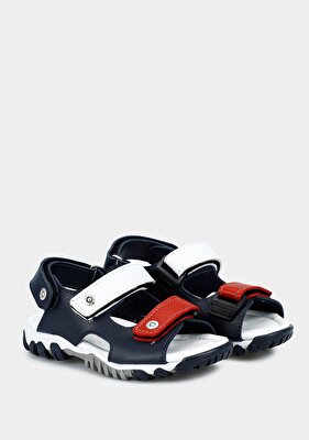 Kiddo Lacivert Erkek Çocuk Düz Sandalet