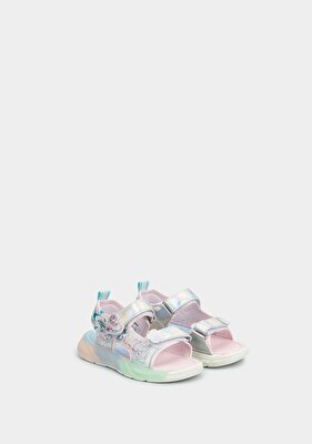Kiddo Gümüş Kız Çocuk Düz Sandalet