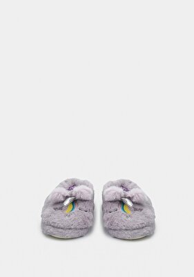 PELUCHE Lila Kız Çocuk Ev Terliği