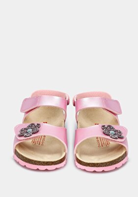 Superfit Pembe Kız Çocuk Düz Sandalet