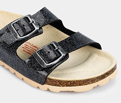 Superfit Siyah Kız Çocuk Terlik