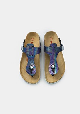 Superfit Mavi Kız Çocuk Terlik