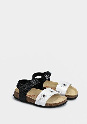 Superfit Siyah Kız Çocuk Düz Sandalet