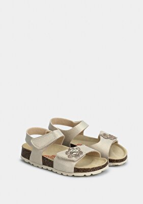 Superfit Altın Kız Çocuk Düz Sandalet